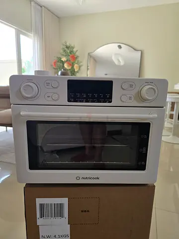 Nutricook electric oven almost new, used few time white color
