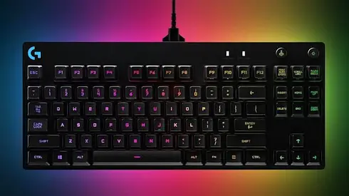 Logitech G Pro RGB Wired Gaming Keyboard - Black - Near-Mint Condition