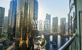 Partially Furnished 1BR | Lake View | Balcony | JLT
