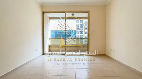 One bedroom apartment for annual rent in Al Qulayaa Sharjah Spacious balcony wardrobes and central air conditioning