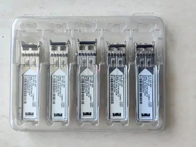 Cisco GLC-SX-MM 1Gb Multimode Fiber SFP – 5 Nos