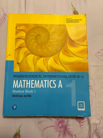 Pearson Edexcel International GCSE (9-1) Mathematics A - Student Book 1