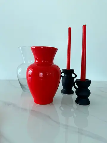 Decorative Vase & Candle Holder Set