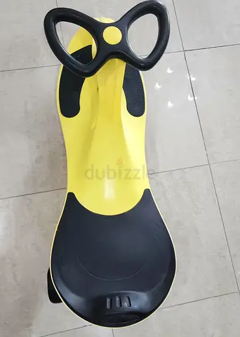 Yellow and Black Swing Car for Kids