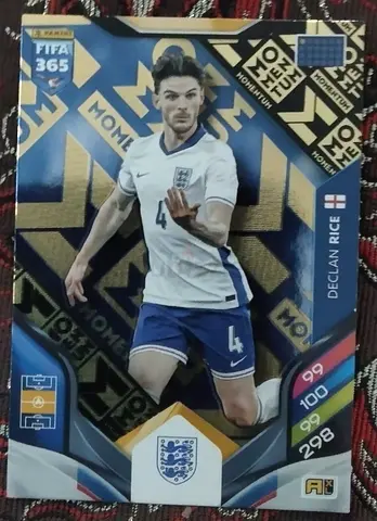Panini Declan Rice MOMENTUM card for sale