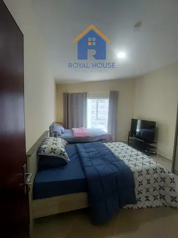 Fully furnished one-bedroom apartment with a living