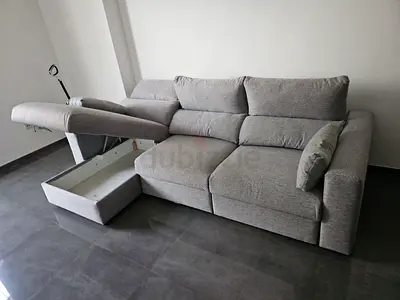 IKEA Esklstuna L Shape Sofa Bed Gray