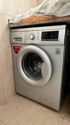 LG Front Load Washing Machine - 8kg, Silver, Works Well