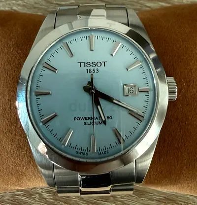 Tissot Powermatic 80 Silicium Stainless Steel Men’s Watch with Date