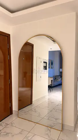 Large Gold Framed Full-Length Arch Mirror from Home Kode