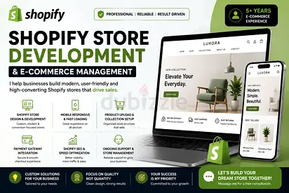 Shopify Store Development & E-commerce Management | UAE
