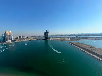 Al Khan / Al Mamzar, featuring breathtaking full sea views stretching from Sharjah to Dubai and direct access to the Dubai exit.