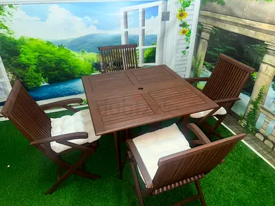 Folding garden set