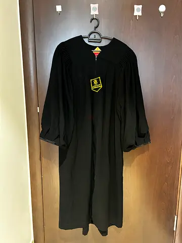 Abu Dhabi university college of engineering graduation gown