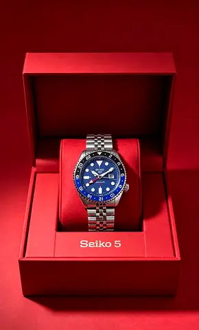Seiko Automatic GMT Master Quality Watch
