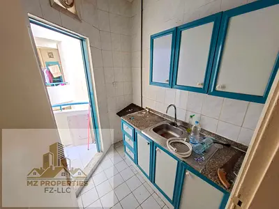 REASONABLE PRICES ! STUDIO FOR RENT IN HEART OF SHARJAH ! BALCONY ! SAPARAT KITCHEN ! IN 17999