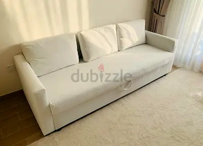IKEA sofa cum bed 3 seater sofa with big storage