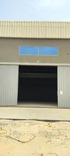 Smart Dual-Level Warehouse in Al Jurf Industrial 3 | 3,552 Sq. Ft. | Spacious Mezzanine | 18.745 KW 