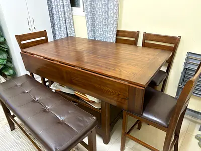 Dining table with chairs set