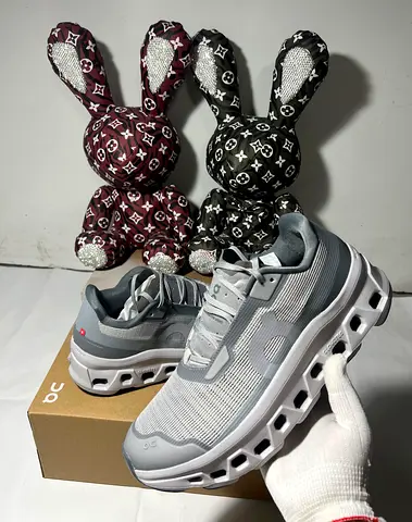 On Cloudmonster Void Alloy/Glacier shoes unisex
