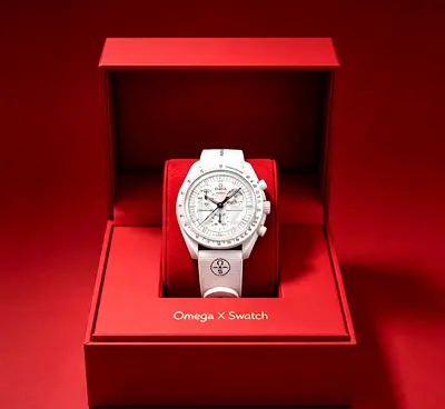 Omega x Swatch Mission on Mars White Bioceramic Watch