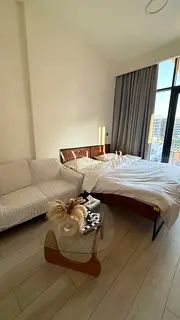 Furnished Studio | Azizi Riviera | Pool & City Views