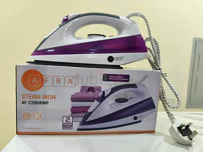 AFRA 2200W Steam Iron (AF-2200IRWP) - Used, Working Well, Comes with Box