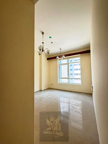 Apartment Listing Best Deal 1 Bedroom Apartment with Living Room, Built-in Wardrobes and Central Air Conditioning in Al Khan, located on the main roa