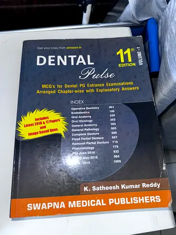 Dental pulse MCQ book for exam preparationL