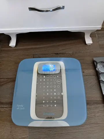 Digital Bathroom Scale - Blue, Works Perfectly