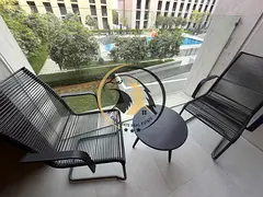 Fully Furnished Studio with Balcony for Rent in Tiraz, Aljada