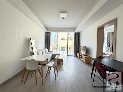 Furnished 1BR Apartment | Luma21 JVC | Balcony & City View
