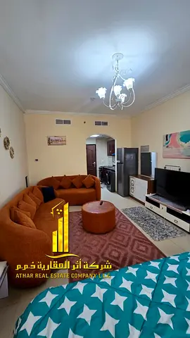🏡 أفخم وأرقى استوديو للإيجار الشهري في أبراج الياسمين مقابل سيتي سنتر – الجرف 2✨ 🔹 استوديو واسع مفروش بالكامل بفرش جديد وأنيق 🔹 موقع حيوي في أبراج