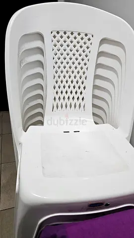 Plastic chairs 10 nos