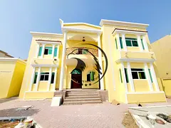 Villa for rent in Al Ramtha area, Sharjah. 5 master bedrooms, living room kitchen and maid's room wi