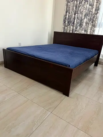 Ikea queen size bed with mattress