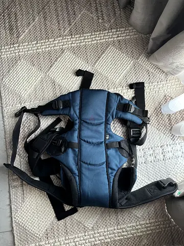 Ergonomic Front and Back Baby Carrier - Navy, Good Condition