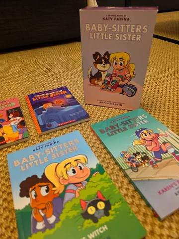 Set of 7 'Baby-Sitters Club Little Sister' books - Comic style & Chapter style