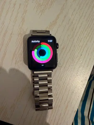 Original & New apple watch S3 42mm space gray gps+cellular with only charger cable