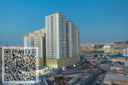 Two-bedroom apartment with a living room in the Pearl Towers; includes 3 bathrooms and a balcony.