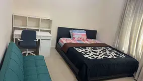 Furnished Room with Sharing Bathroom Include All for Single Executive/Couple/Family Al Nahda Sharjah