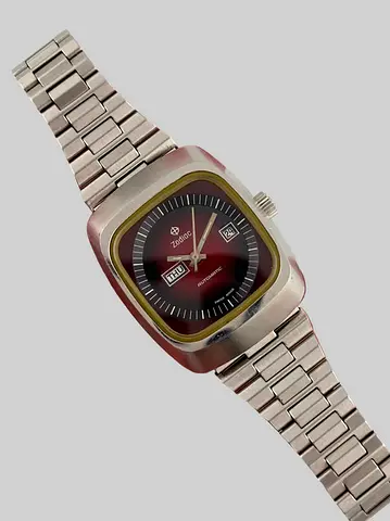 Zodiac Automatic Day-Date 352 968 Rare Red Dial Ladies