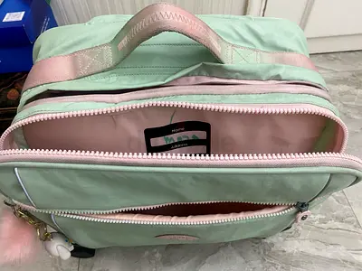 Mint green small backpack / daypack - good condition