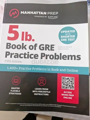 Manhattan Prep 5 lb. Book of GRE Practice Problems (5th Edition)