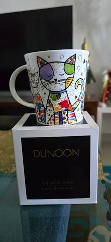 Dunoon Fine Bone China "Cats Galore" Mug