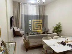 Furnished Two-Bedroom Apartment with Living Room, Balcony and Two Bathrooms in Gulf Tower, Water, El