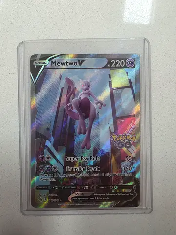Mewtwo V (072/078) - Pokémon GO Alternate Full Art - Ungraded/Raw