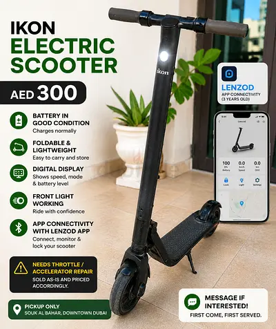 IKON Foldable Electric Scooter