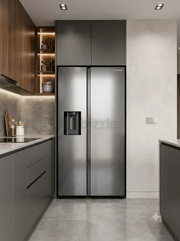 Samsung Side-by-Side Fridge Freezer – New Model, Slightly Used, Ice Maker & Water Dispenser