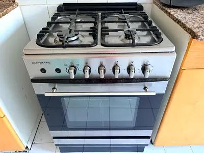 Campomatic Gas Cooker with oven | Stoves for cooking | 4 burners/hobs. 60x60